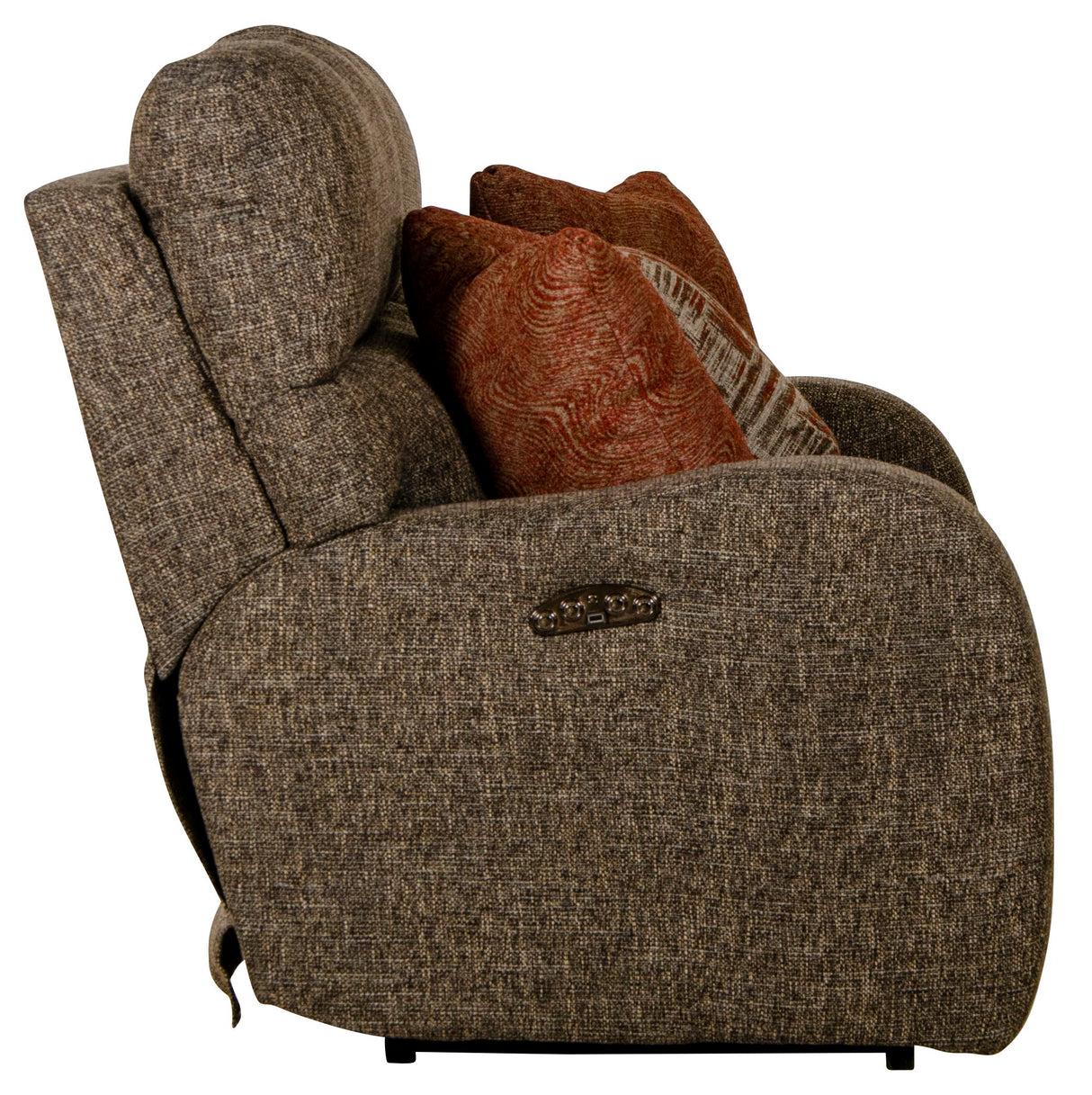 Liam - Power Headrest Power Lay Flat Reclining Loveseat - Coal