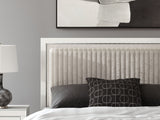 Zuraleus - Queen Upholstered Panel Bed - White