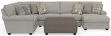 Livingston - Sectional With Comfort Coil Seating And Accent Pillows