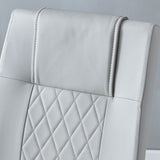 Modern Dining Chairs With Padded Seat, Metal Legs