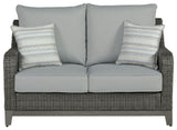 Elite Park - Loveseat With Cushion - Gray