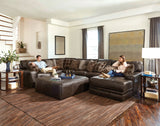 Denali - Italian Leather Match Sectional