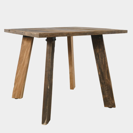 Reclamation - Square Dining Table - Rustic Unfinished Brown