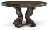 Maylee - Dark Brown - Dining Table