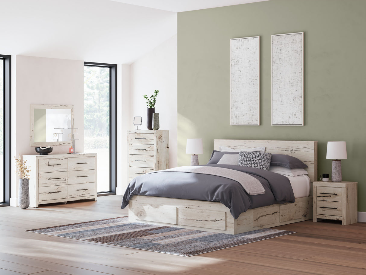 Lawroy - Panel Bed With Storage