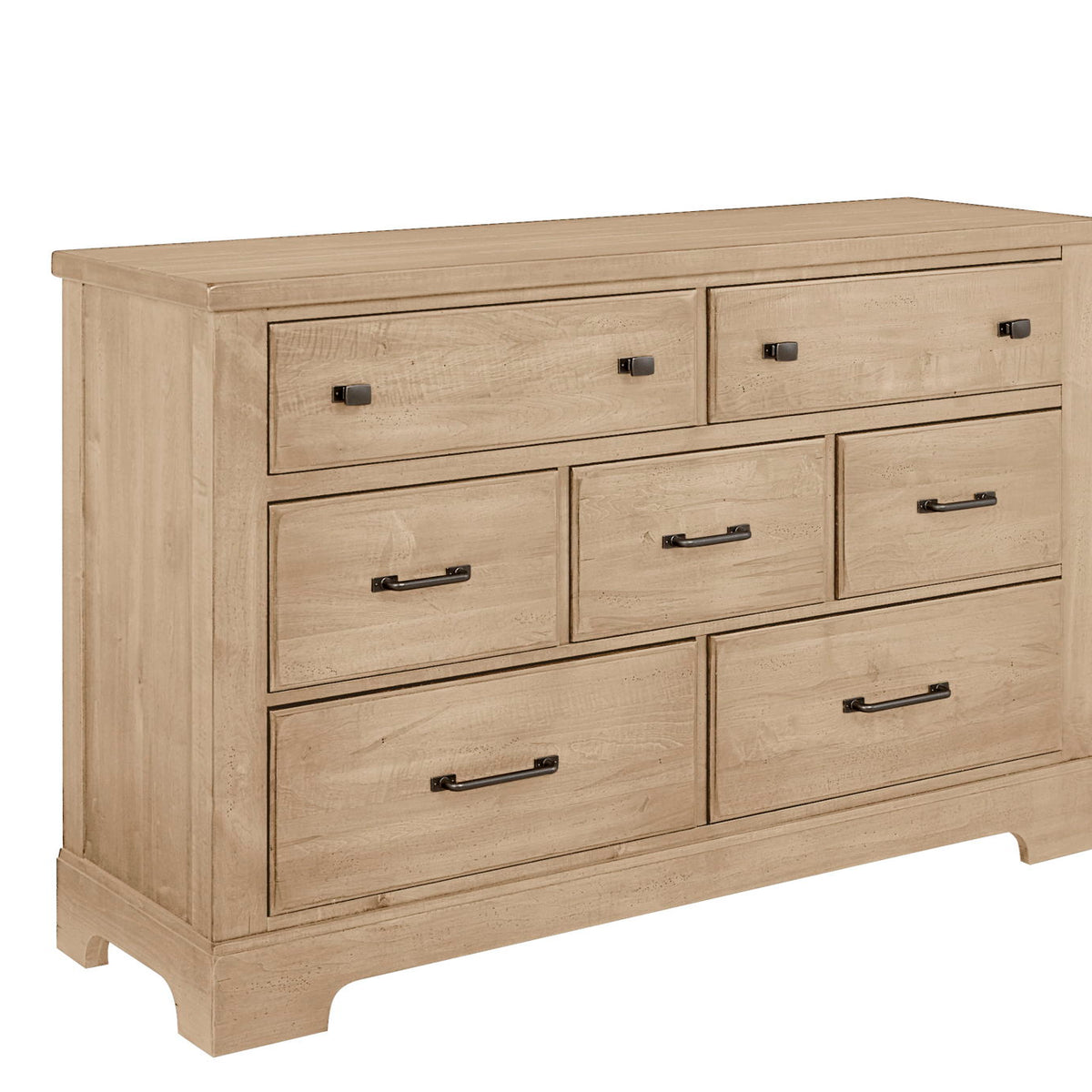 Cool Rustic - 7 Drawer Dresser - Clear Maple – Neill’s Home Store