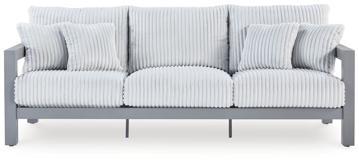 Hurley Park - Gray - Sofa With Cushion