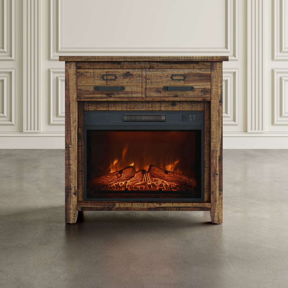 Cannon Valley Electric Fireplace Media Console