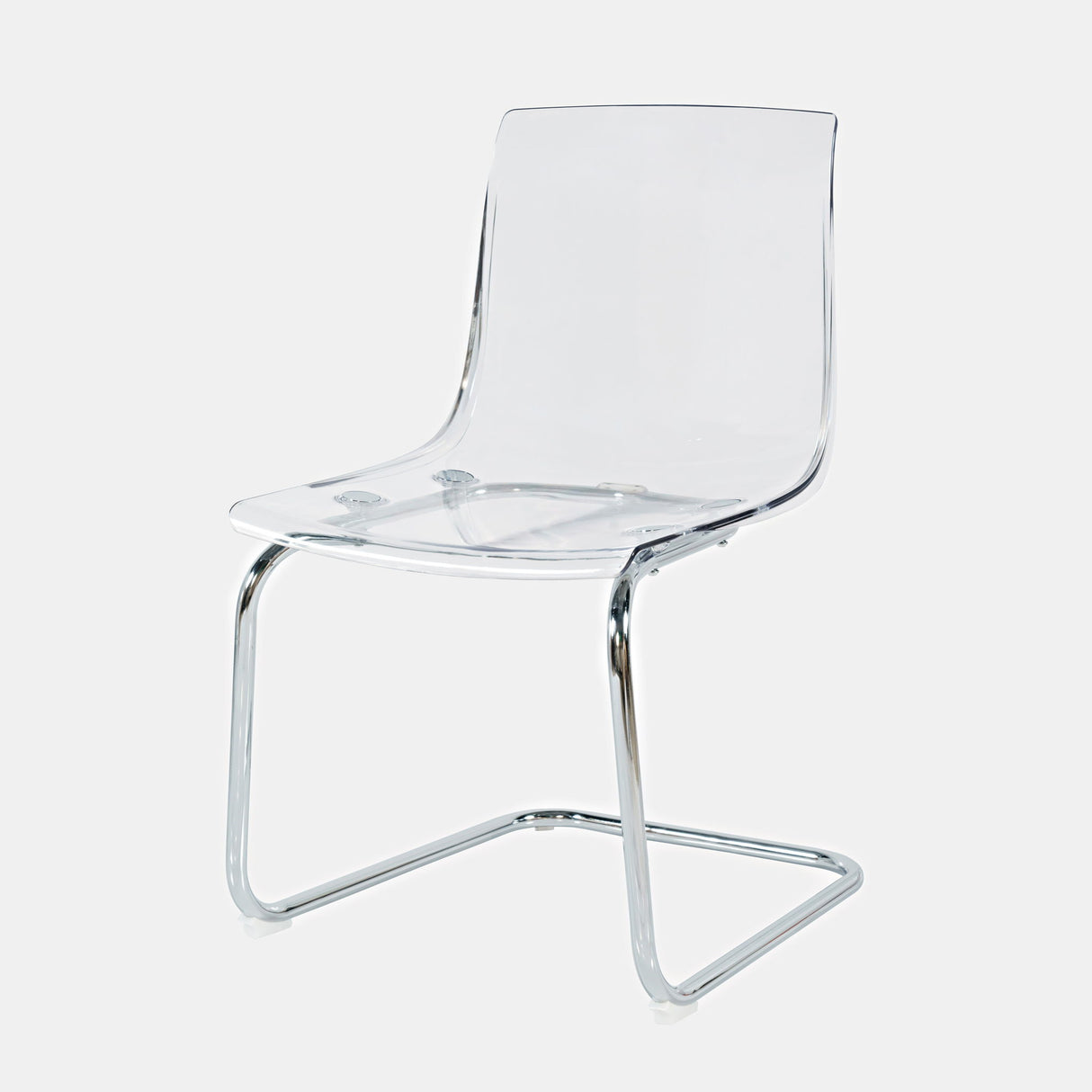 Urban Archive - Clarity Transparent Dining Chair (Set of 2) - Clear