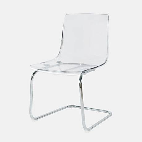Urban Archive - Clarity Transparent Dining Chair (Set of 2) - Clear