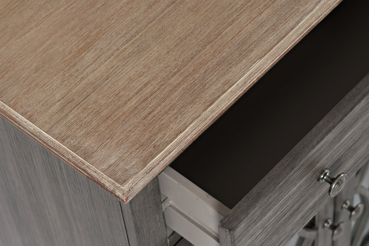 Aurora Hills 4 Door Accent Cabinet