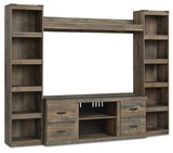 Trinell - 4-Piece Entertainment Center With 60" TV Stand