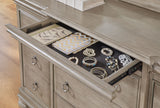 Lexorne - Dresser And Mirror - Gray