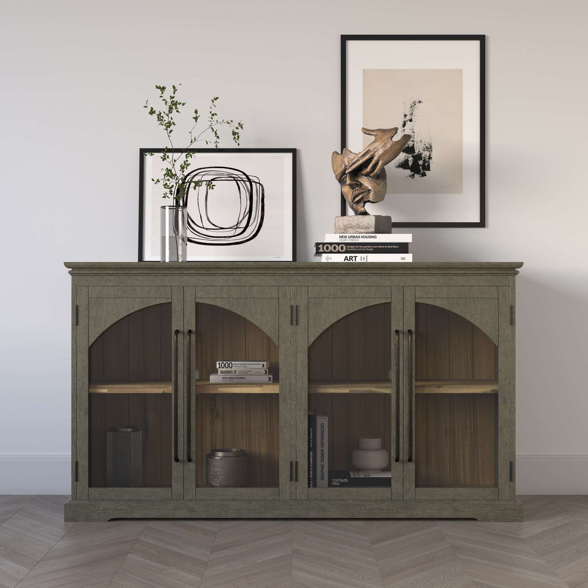 Archdale - Gothic Arch Accent Cabinet