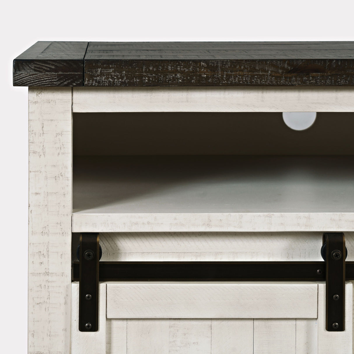 Madison County - 64" Fireplace - Vintage White
