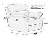 Costa - Power Lay Flat Recliner