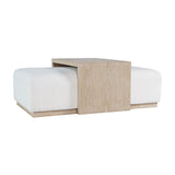 Hudson - Sliding Ottoman W Caster Wheels And Table Top