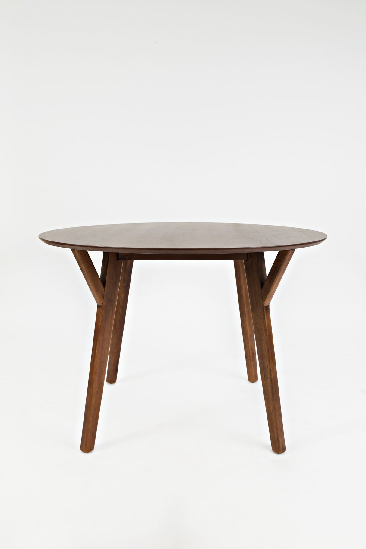 Copenhagen - Round Dining Table - Medium Brown