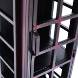 Glory Days - Telly Vintage Telephone Booth Bar - Vintage Red