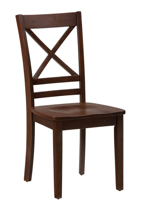 Simplicity - X Back Chair (Set of 2) - Caramel
