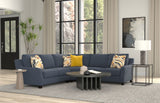 Foley - Sectional With Comfort Coil Seating And 4 Included Accent Pillows