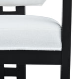 Stylish Indoor Upholstered Wood Dining Chair (Set of 2)