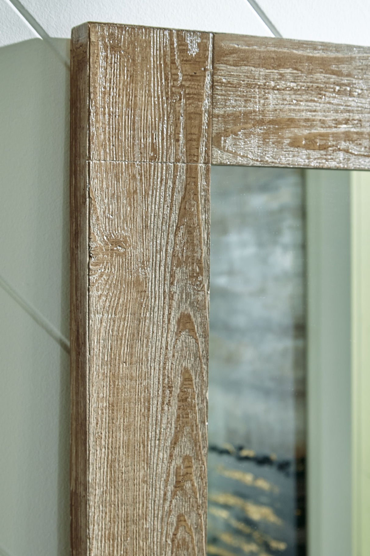 Waltleigh - Floor Mirror - Distressed Brown