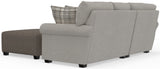 Livingston - Sectional With Comfort Coil Seating And Accent Pillows