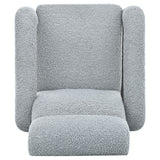 Push Back Recliner Armchair Upholstered Recliner Chair Single Sofa With Adjustable Backrest