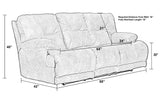 Voyager - Lay Flat Reclining Sofa With 3x DDT