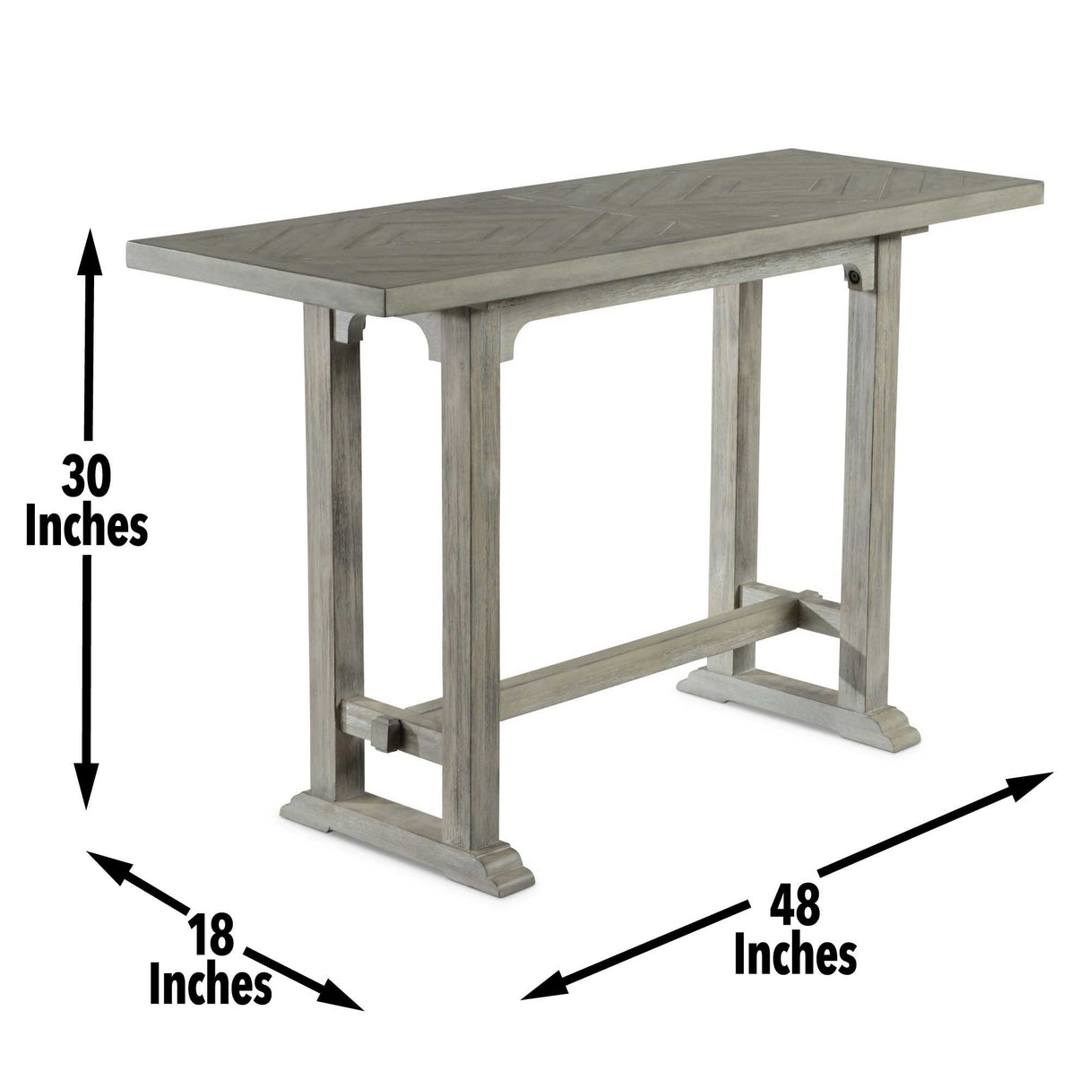 Whitford - Sofa Table - Gray
