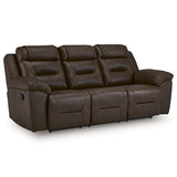 Heritage Reclining Sofa Leather