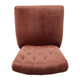 Elegant Velvet Tufted Dining Chair - Blush
