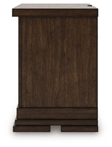 Taffenbrook - Medium Brown - Three Drawer Night Stand