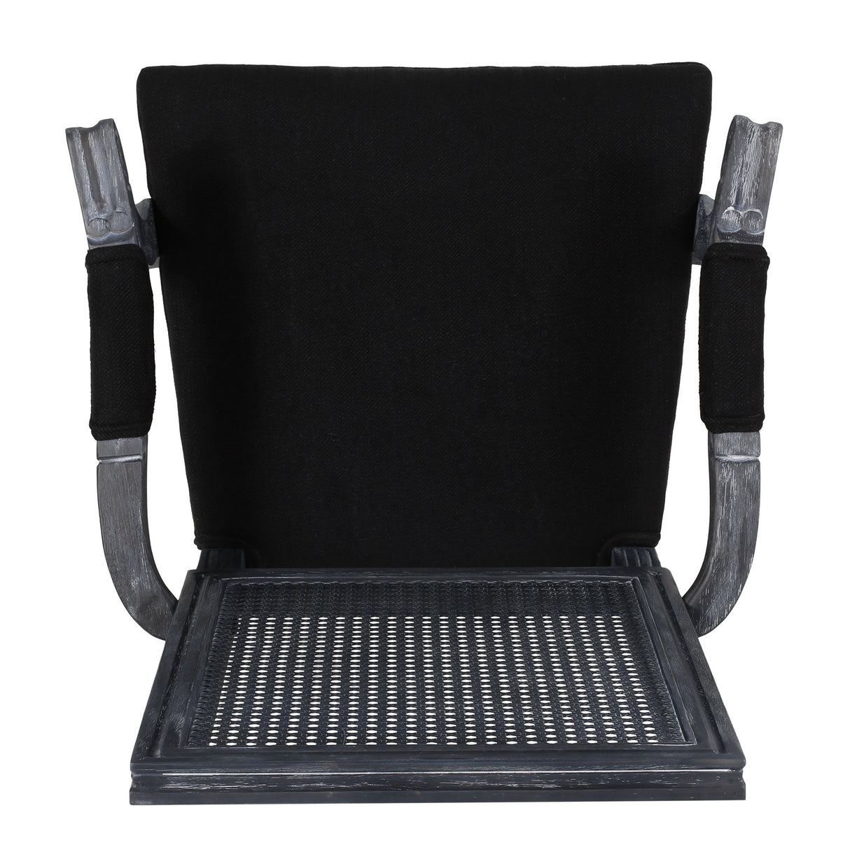 Elegant French Country Style Dining Chair With Cane Backrest