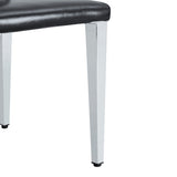 Elegant Upholstered Chairs & Metal Legs