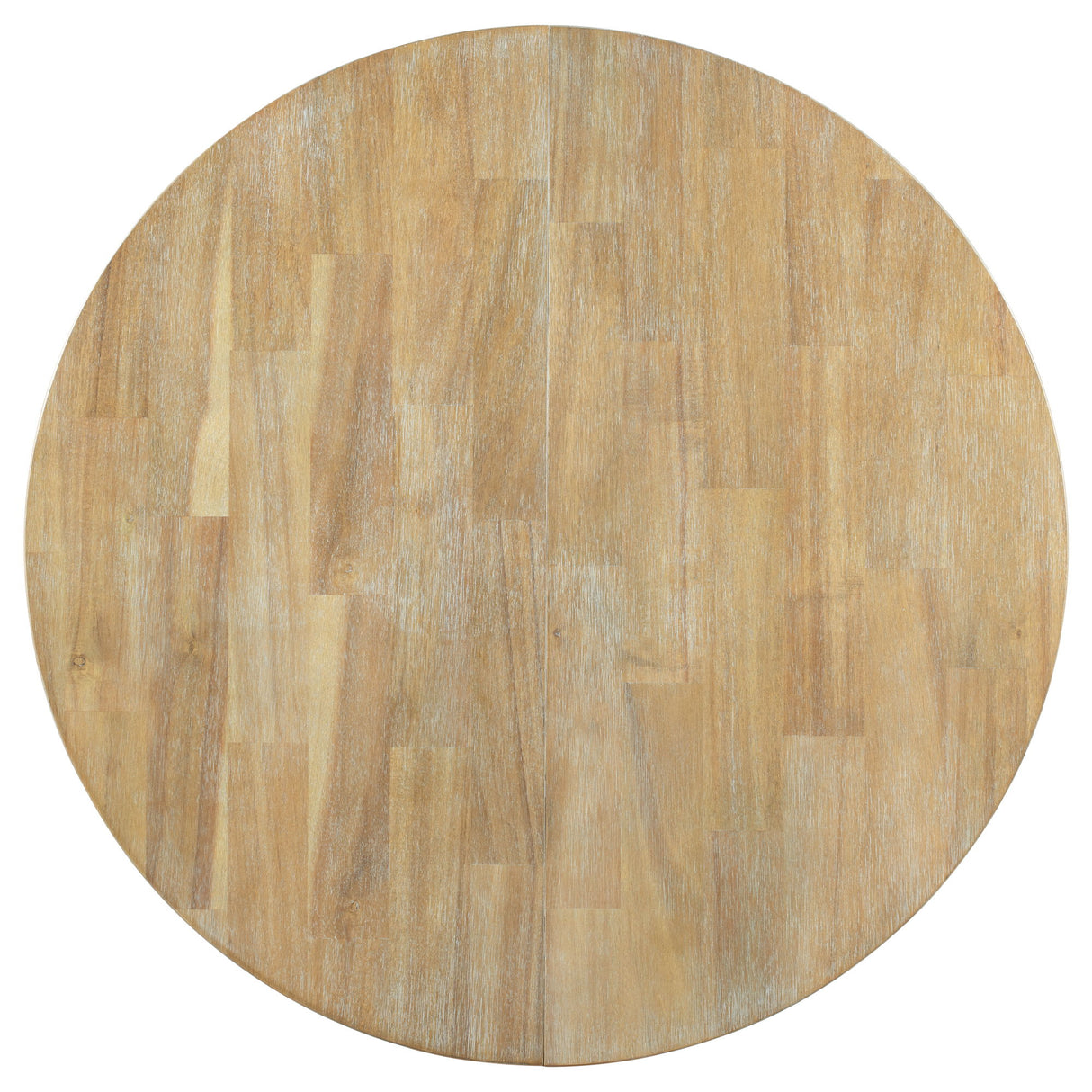 Gia - Round Extendable Dining Table With 16" Leaf Wood