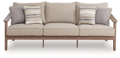 Harmony Headlands - Sofa With Cushion - Natural / Gray