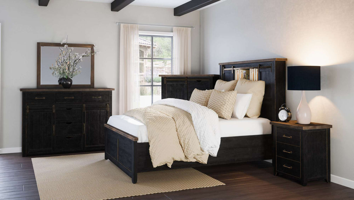 Madison County King Barn Door Bed