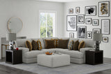 Tori - Sectional With Comfort Coil Seating, Cocktail Ottoman And Accent Pillows Included