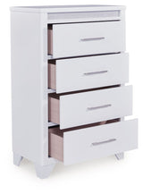 Jarlee - White - Four Drawer Chest