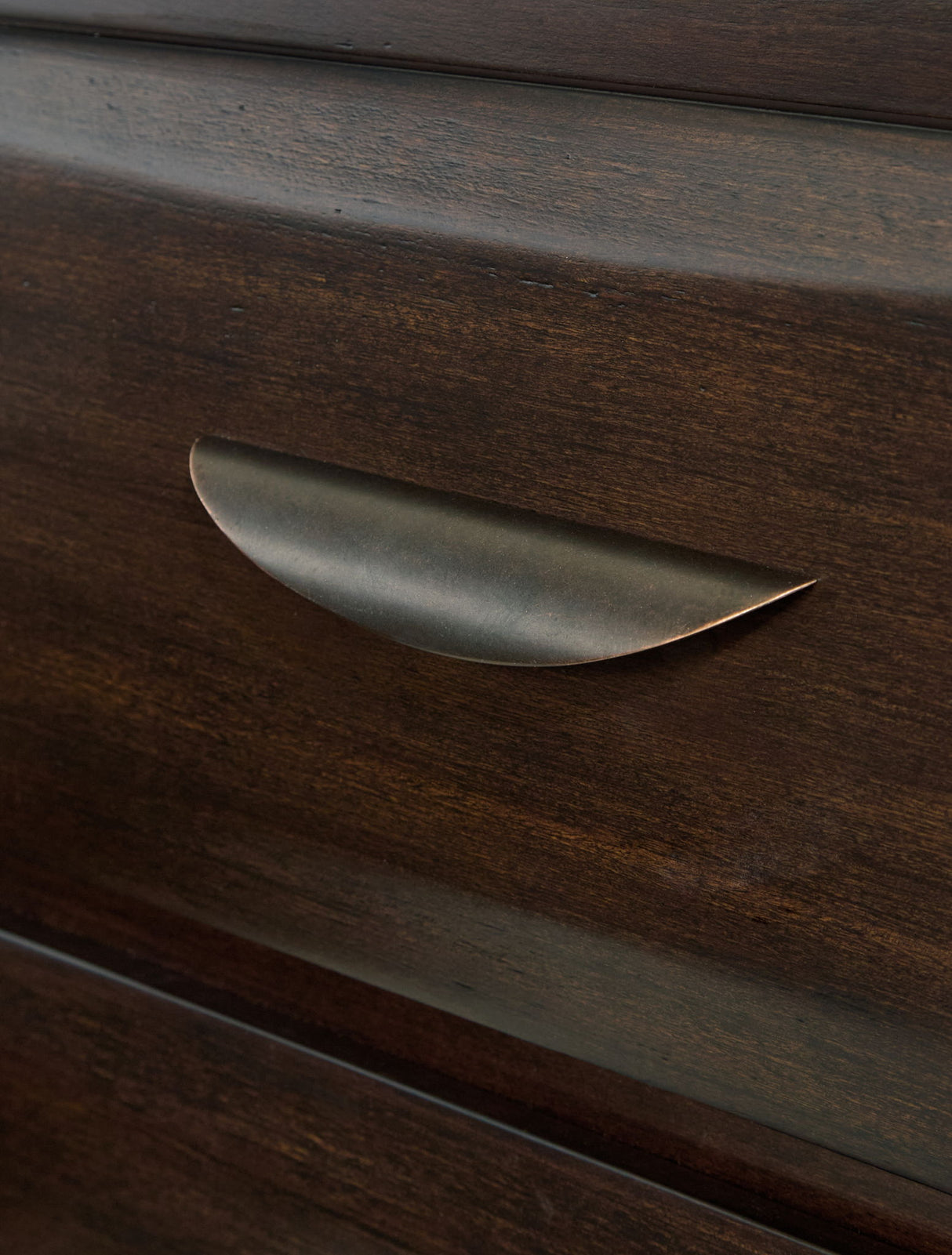 Vanmore - Two Drawer Night Stand - Dark Brown