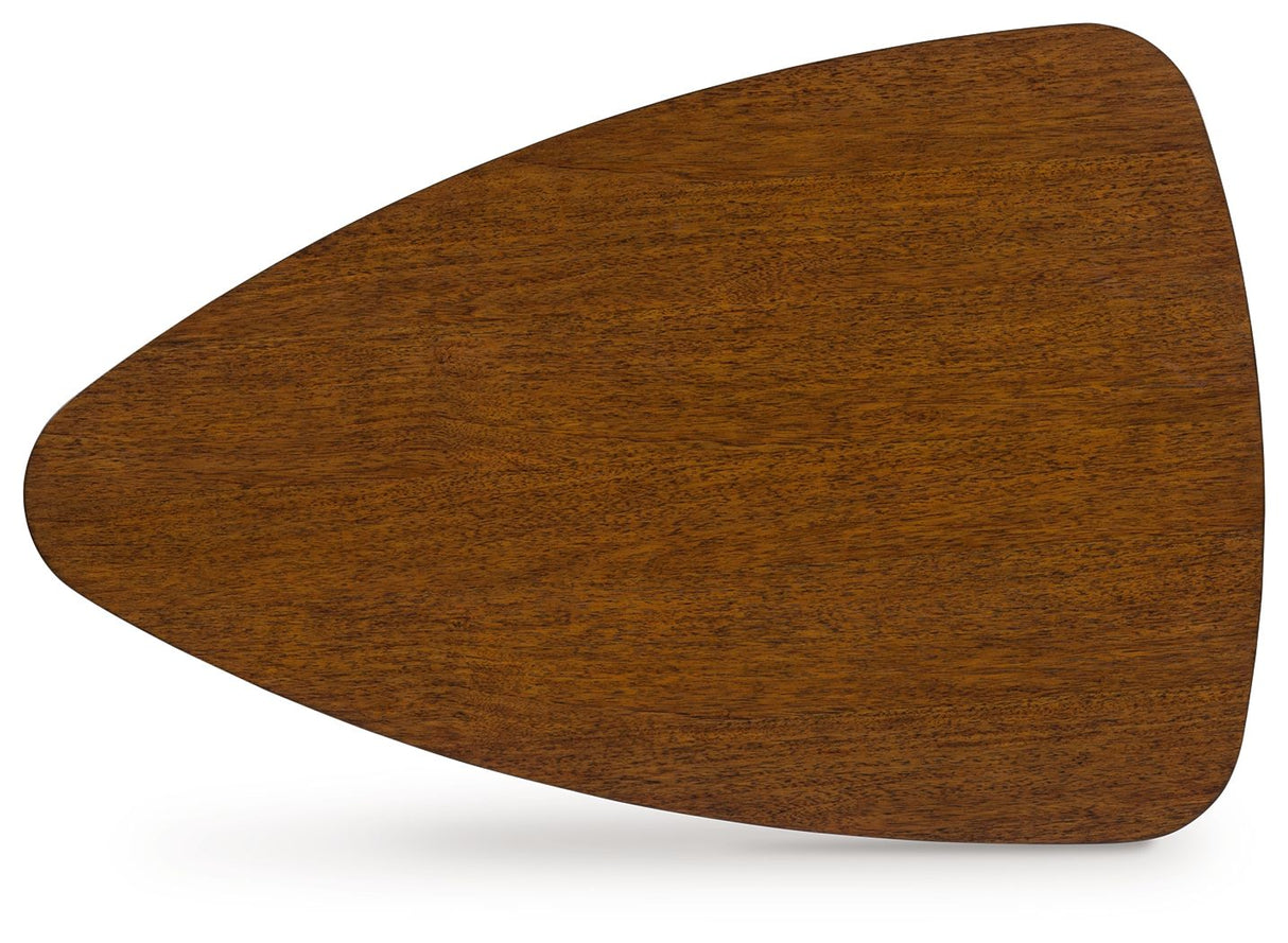 Lyncott - Brown - Occasional Wood Table Set (Set of 3)