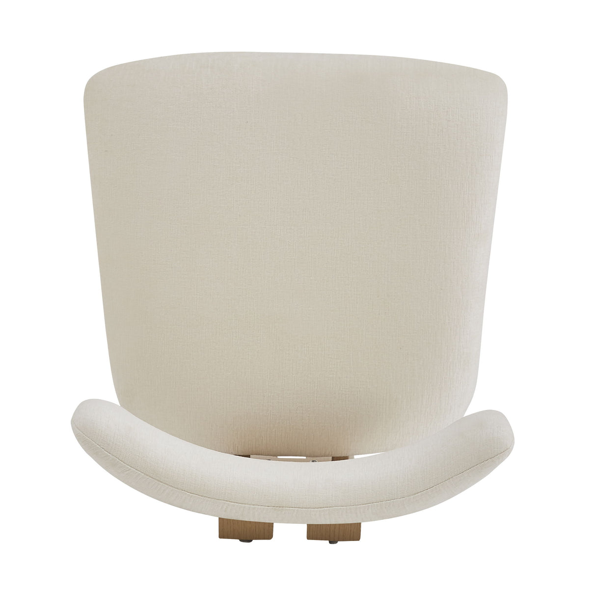 Modern Upholstered Armless Dining Chairs With Metal Legs