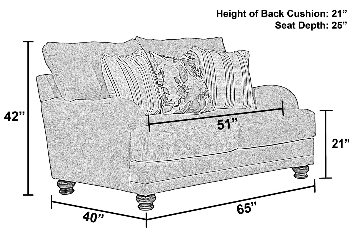 Jonesport - Loveseat - Wheat