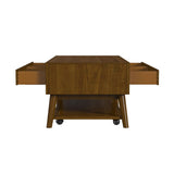 Santa Barbara - 3 Piece Occasional Table Set (Coffee Table & Two End Tables) - Walnut