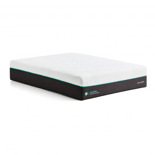 Ascend - Twin AeroFlex™ Hybrid Mattress - White / Black