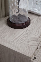 Bruchandi - Antique White - Three Drawer Night Stand
