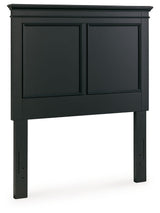 Lanolee - Twin Panel Headboard - Black