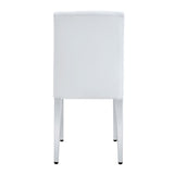 Elegant Upholstered Chairs & Metal Legs